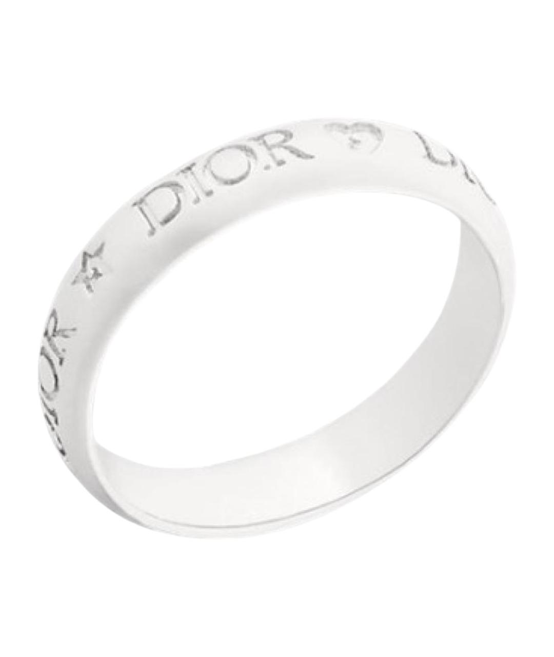 CHRISTIAN DIOR Серебряное металлическое кольцо, фото 1