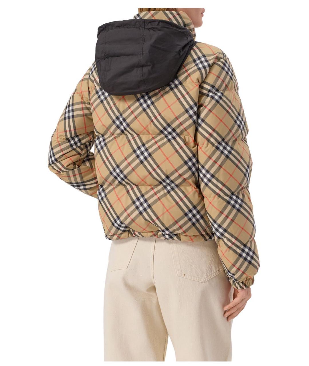 BURBERRY Бежевый пуховик, фото 3