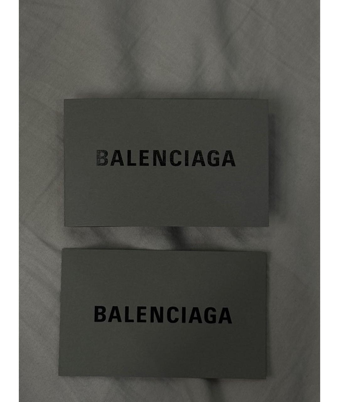 BALENCIAGA Черный кардхолдер из лакированной кожи, фото 5