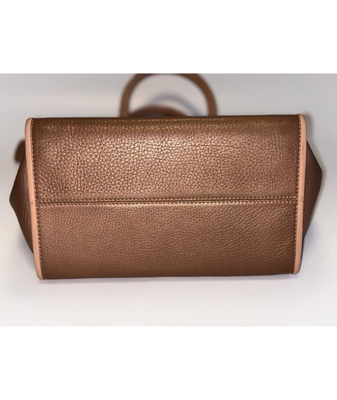 SEE BY CHLOE Бежевая кожаная сумка тоут, фото 3