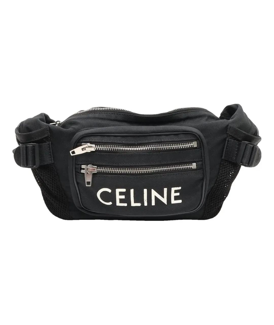 CELINE Темно-синяя синтетическая поясная сумка, фото 1