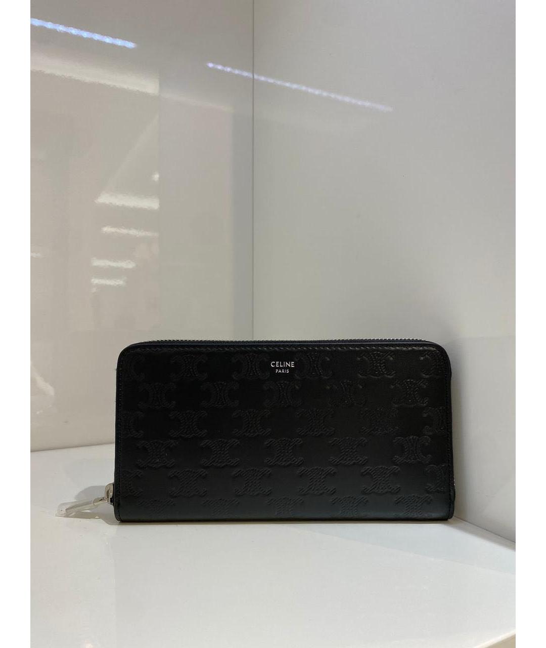 CELINE Черный кошелек, фото 2