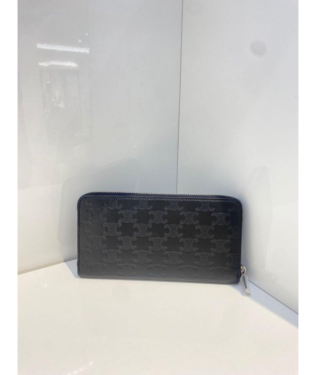 CELINE Черный кошелек, фото 3