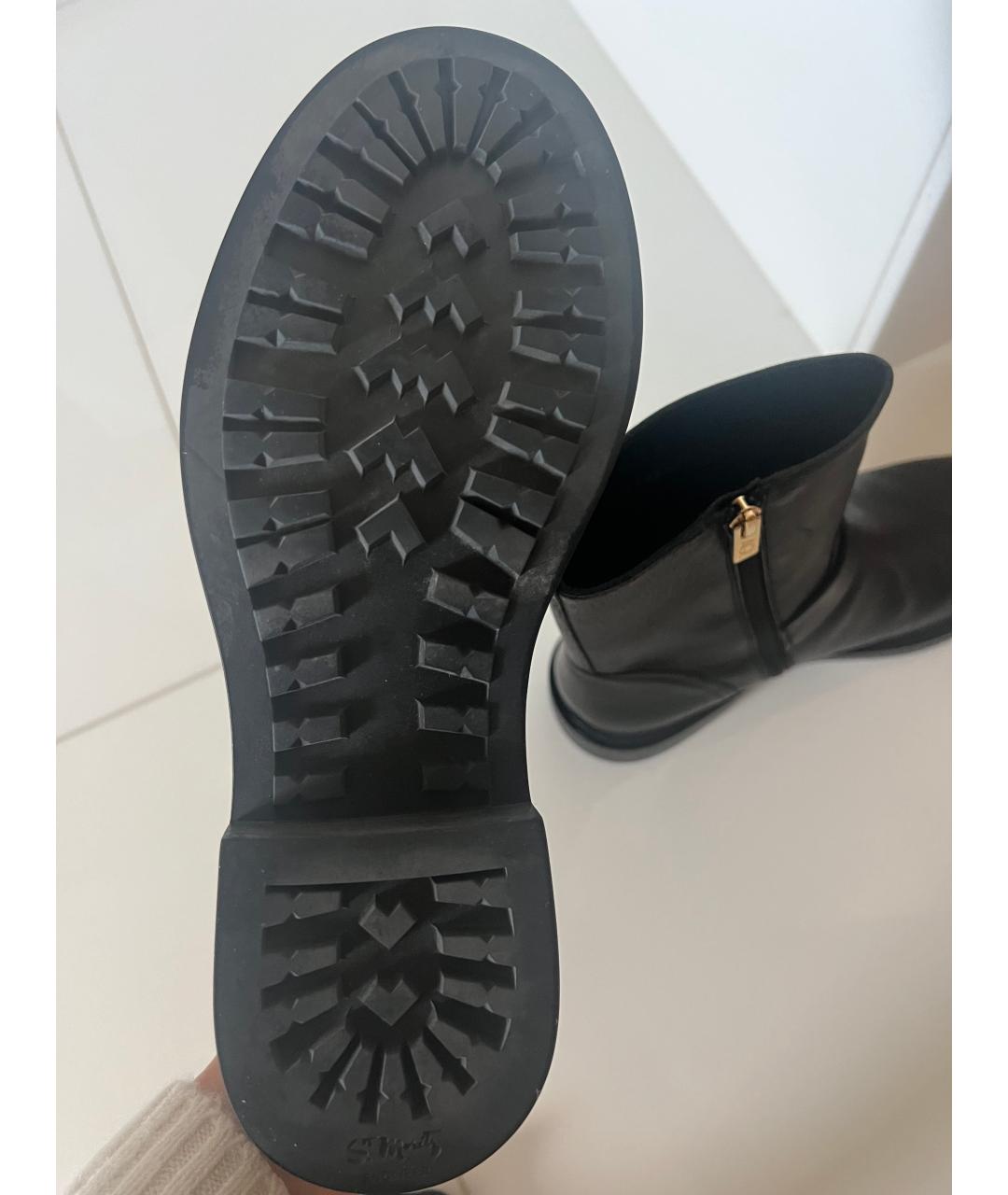 AGL Черные кожаные ботинки, фото 5