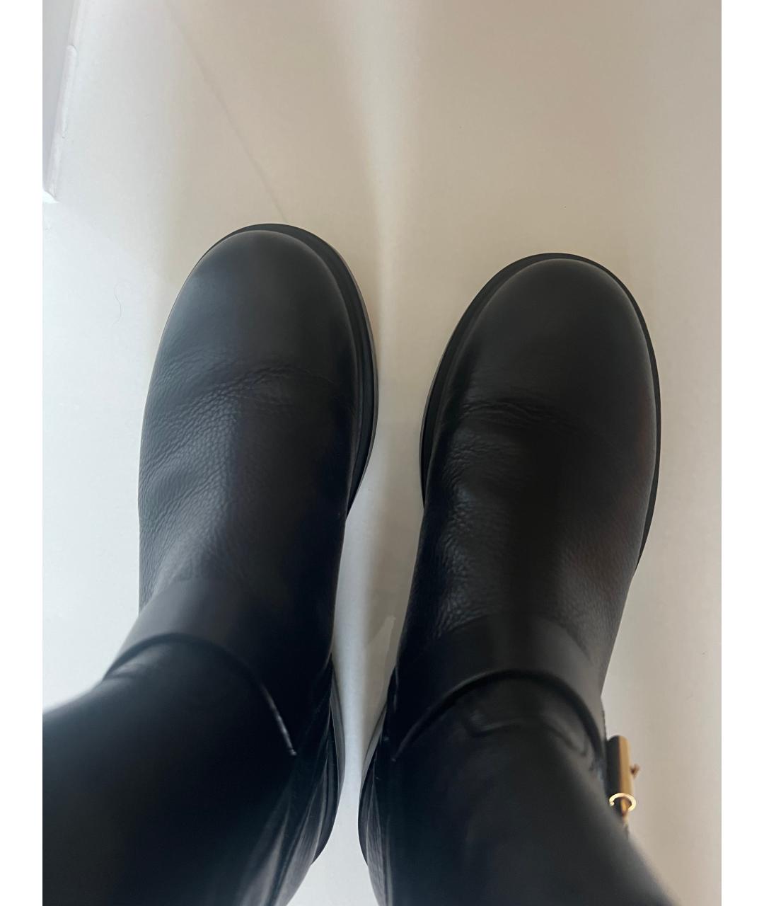 AGL Черные кожаные ботинки, фото 3