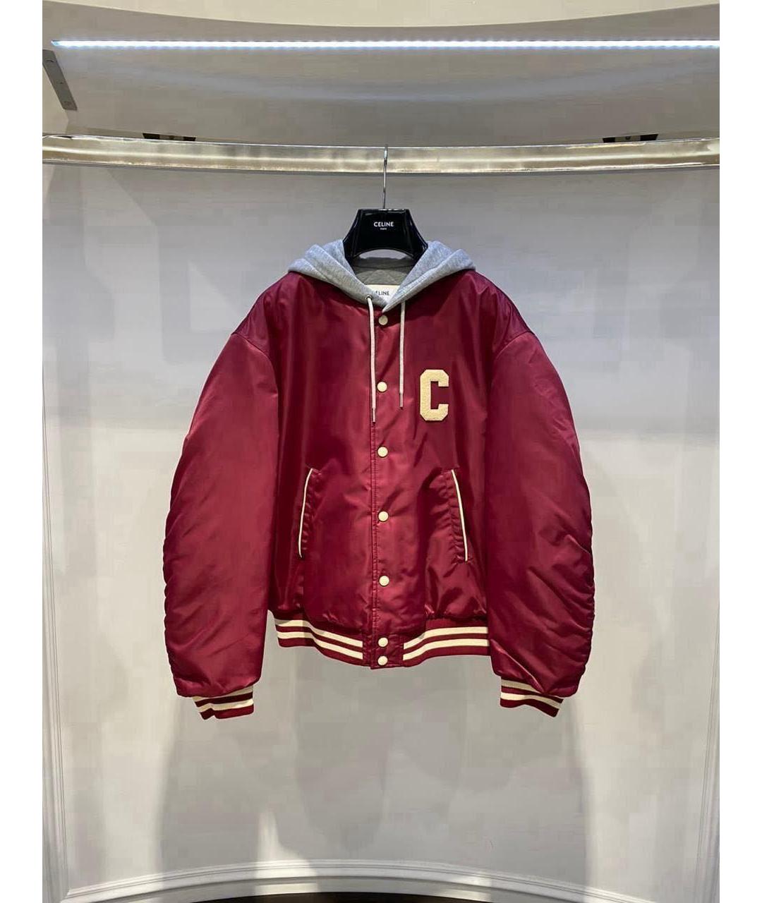 CELINE Бордовая куртка, фото 2