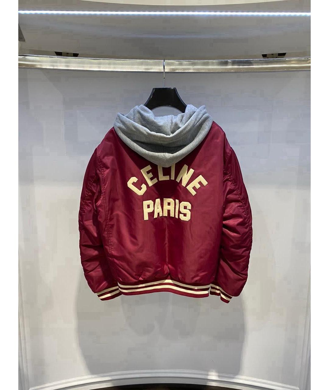 CELINE Бордовая куртка, фото 3