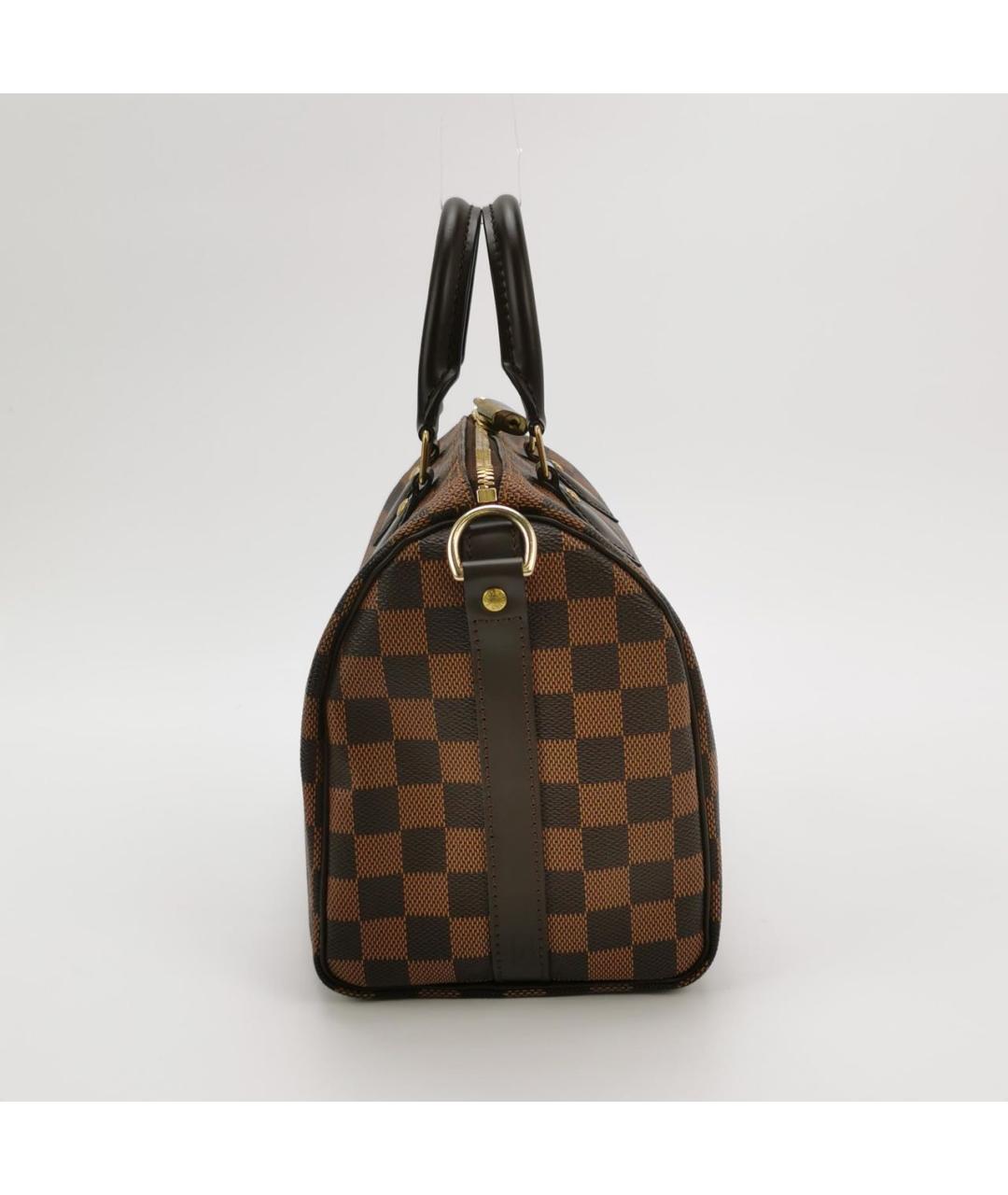 LOUIS VUITTON Коричневая кожаная сумка через плечо, фото 2