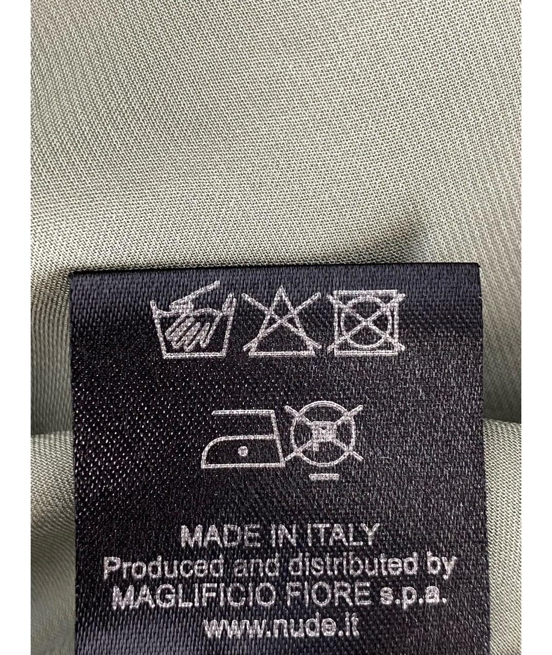 NUDE Серое полиэстеровое платье, фото 4