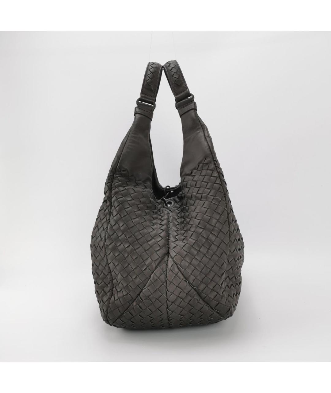 BOTTEGA VENETA Коричневая кожаная сумка тоут, фото 3
