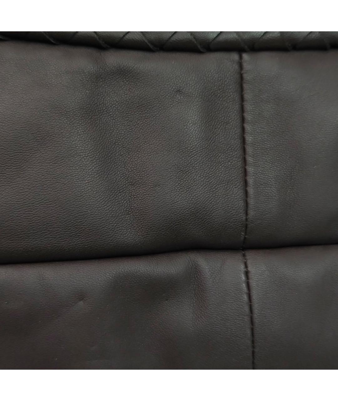 BOTTEGA VENETA Коричневая кожаная сумка тоут, фото 8