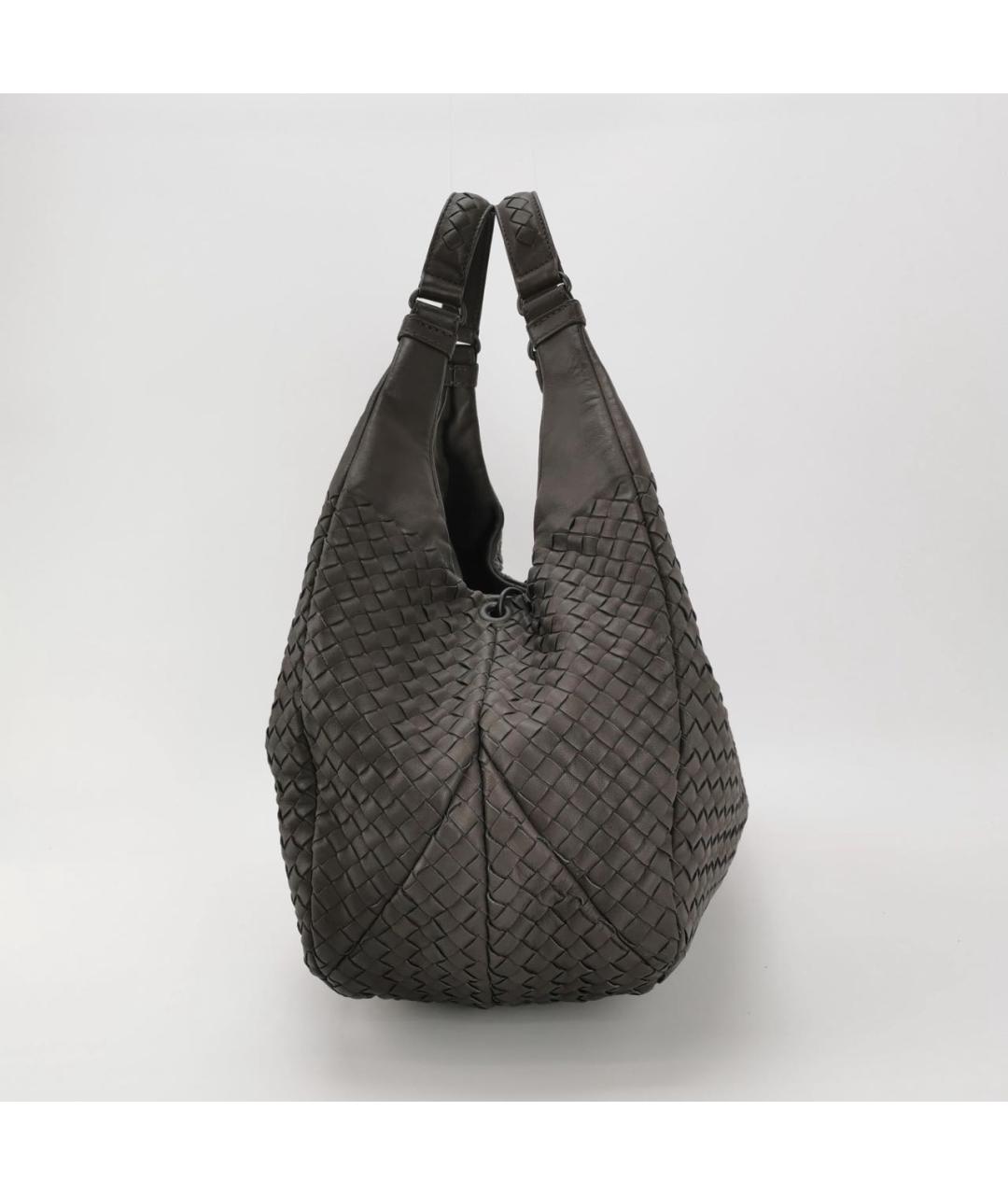 BOTTEGA VENETA Коричневая кожаная сумка тоут, фото 2