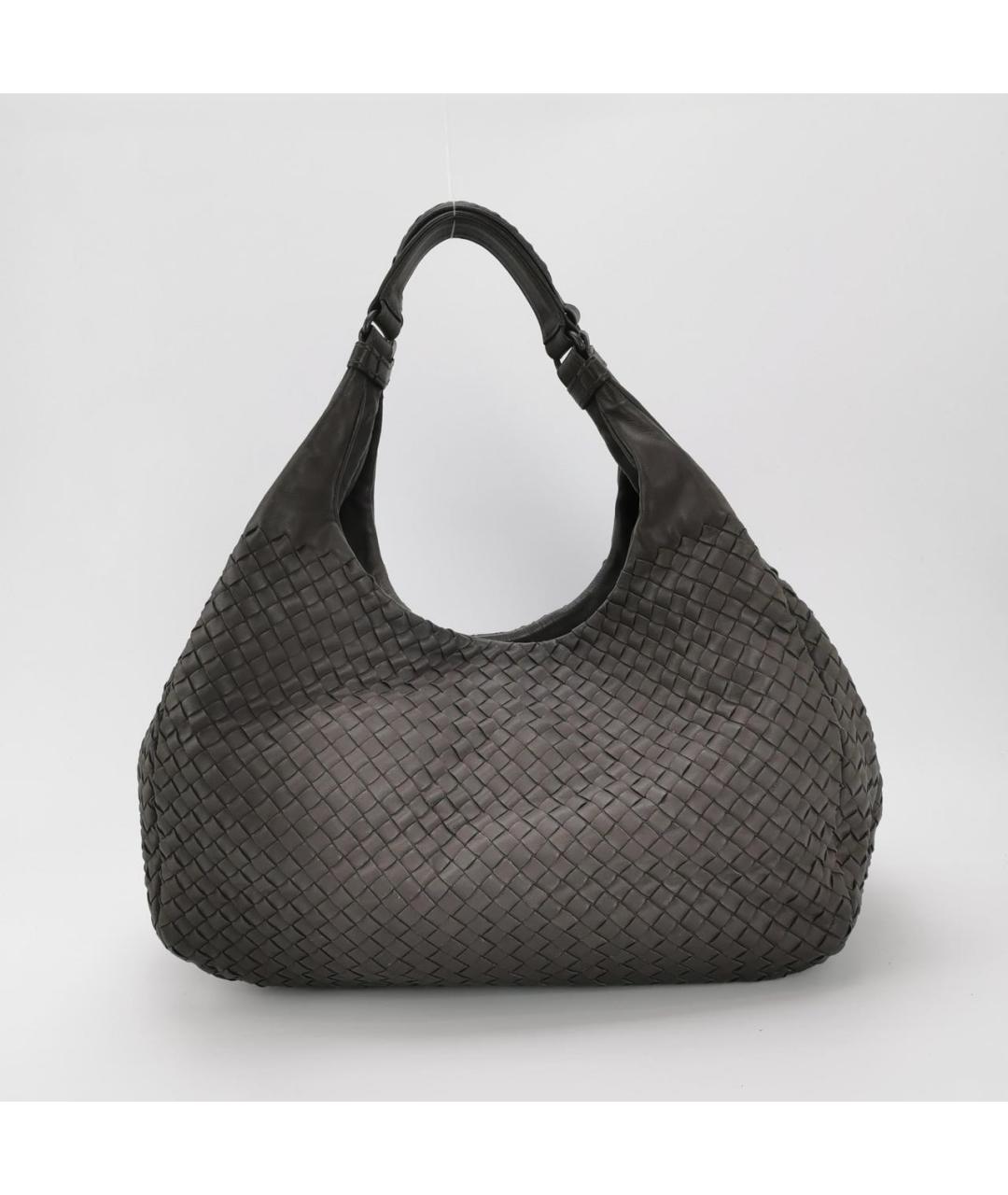 BOTTEGA VENETA Коричневая кожаная сумка тоут, фото 4