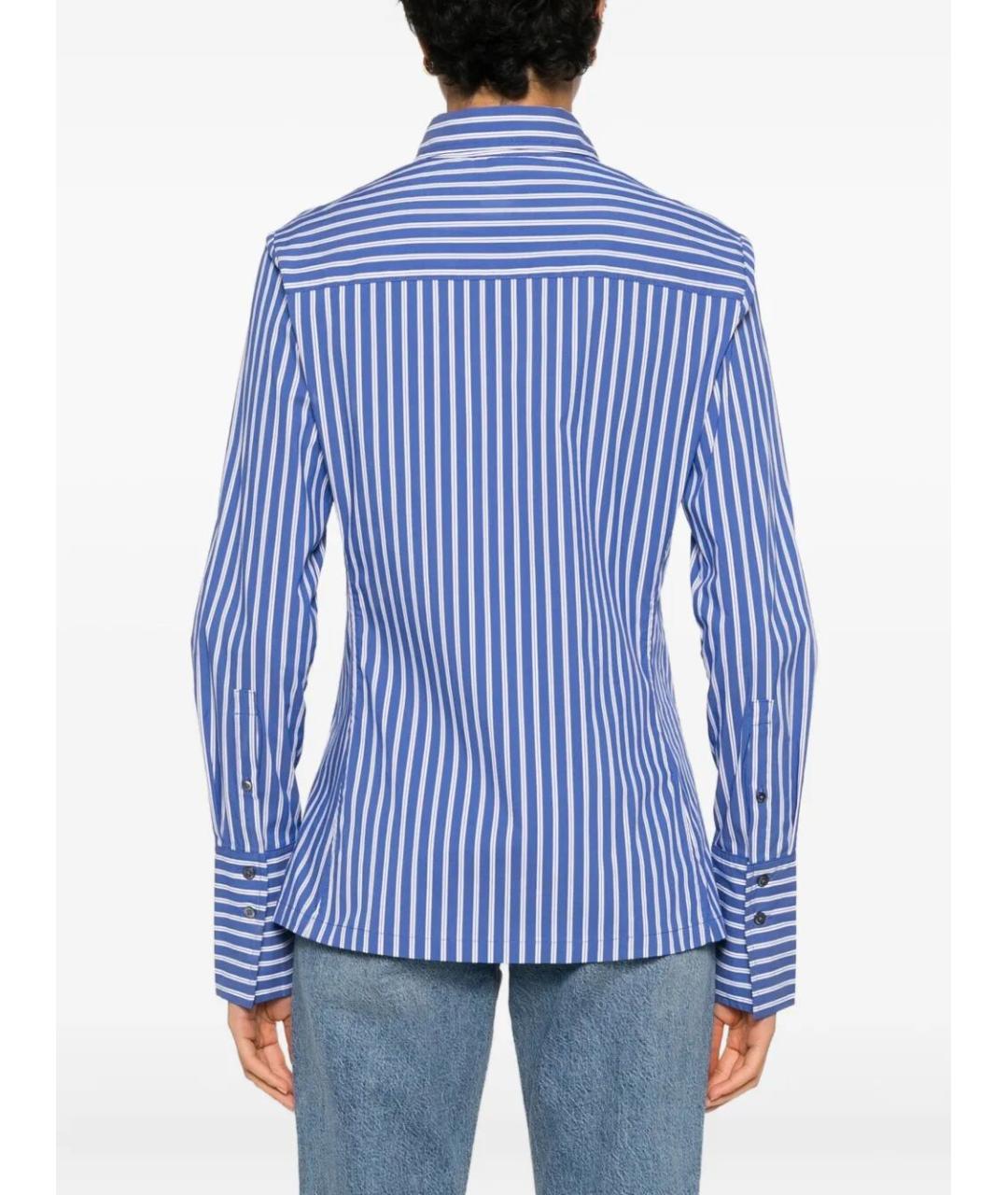 PINKO Голубая хлопковая рубашка, фото 4