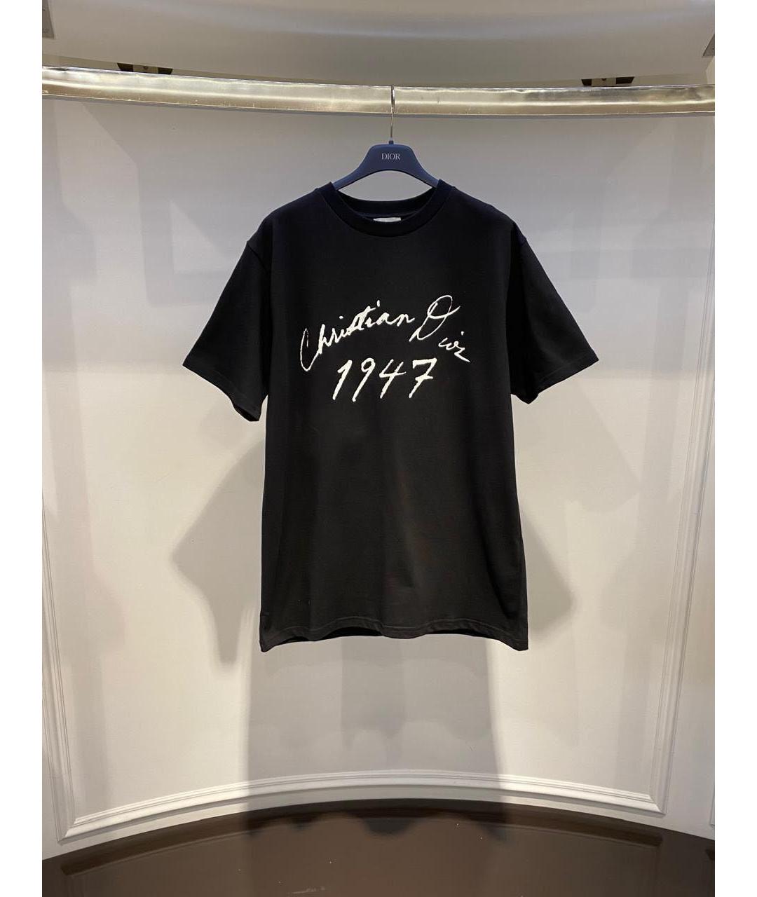 CHRISTIAN DIOR Черная футболка, фото 2