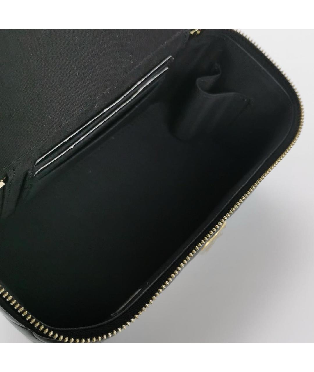 CHANEL Черная кожаная сумка через плечо, фото 6
