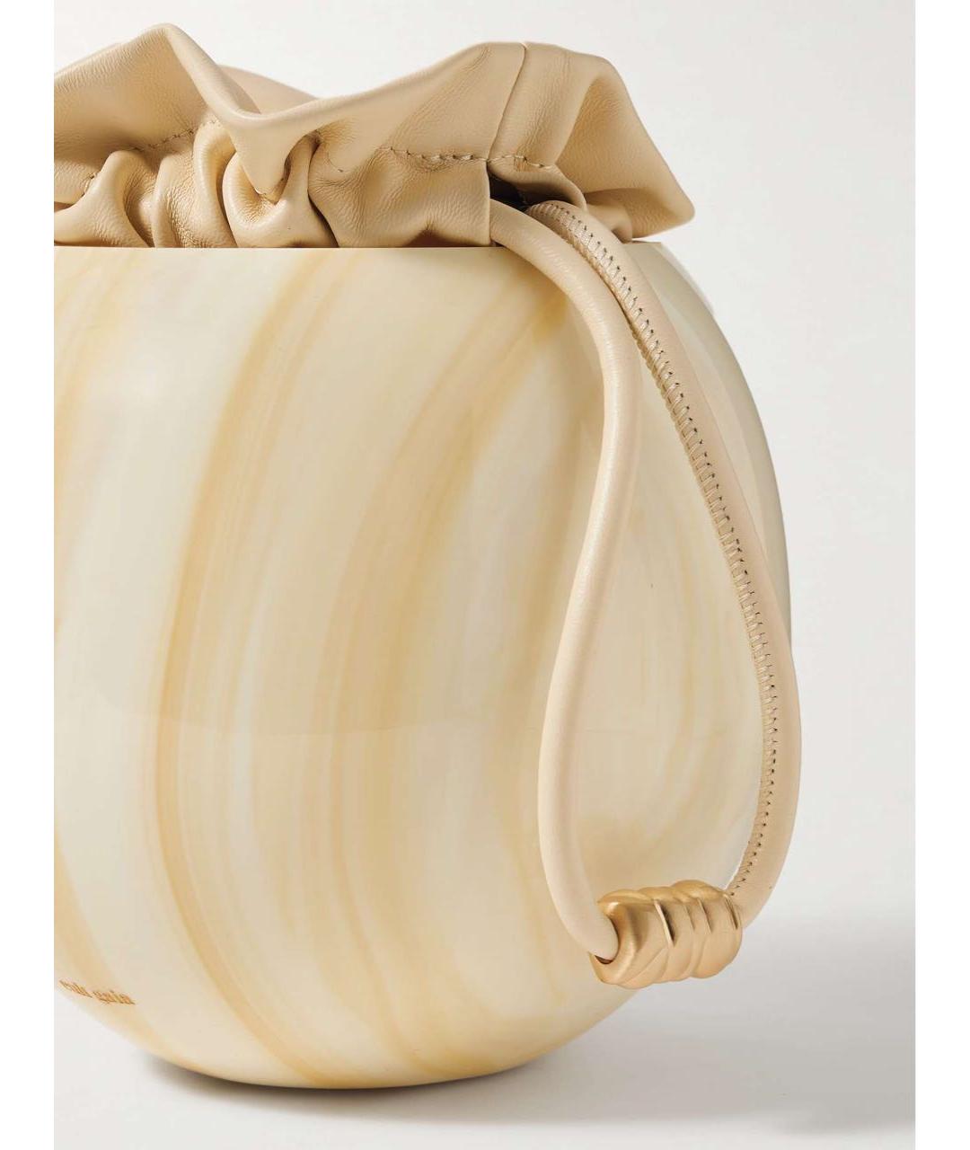 CULT GAIA Бежевая сумка с короткими ручками, фото 7