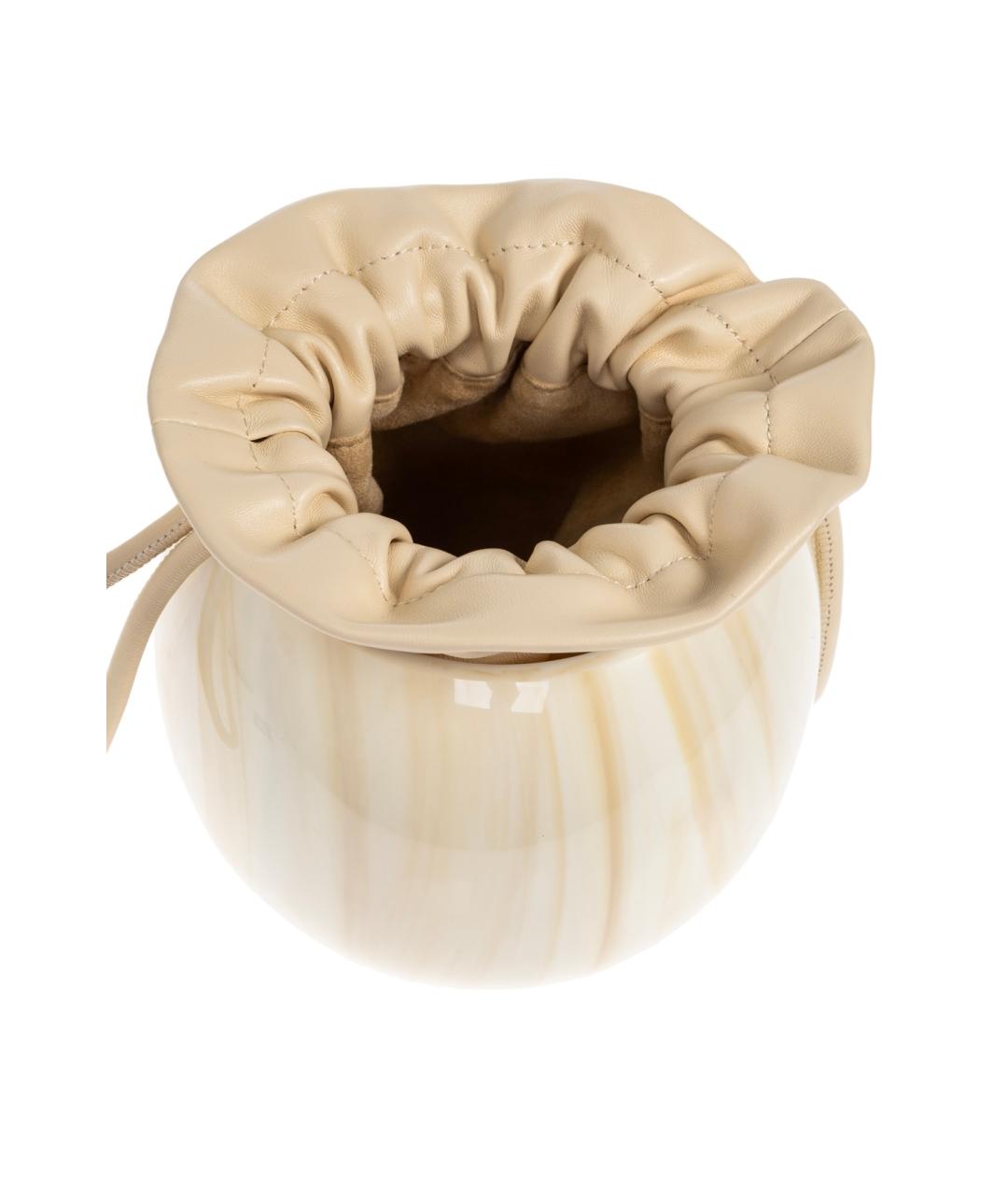 CULT GAIA Бежевая сумка с короткими ручками, фото 5