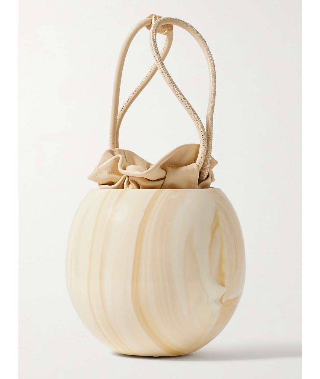 CULT GAIA Бежевая сумка с короткими ручками, фото 6