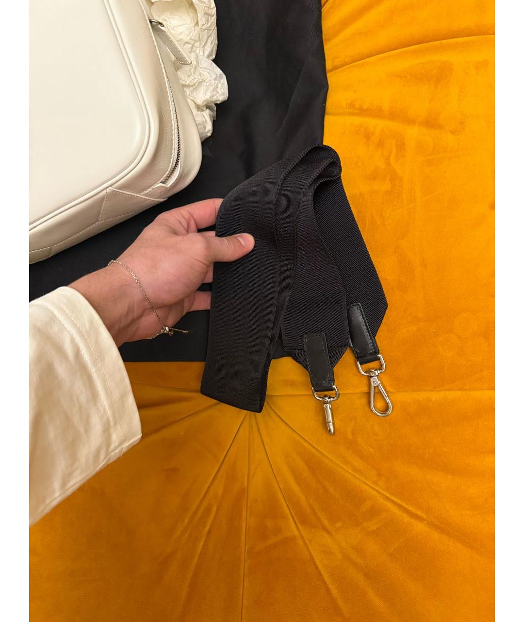 JIL SANDER Белая кожаная сумка тоут, фото 5