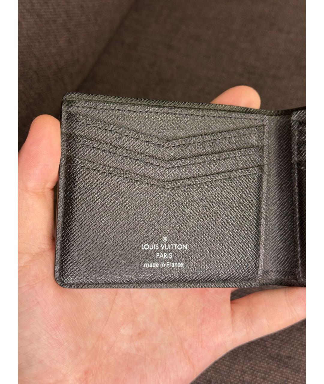 LOUIS VUITTON Черный кошелек, фото 4