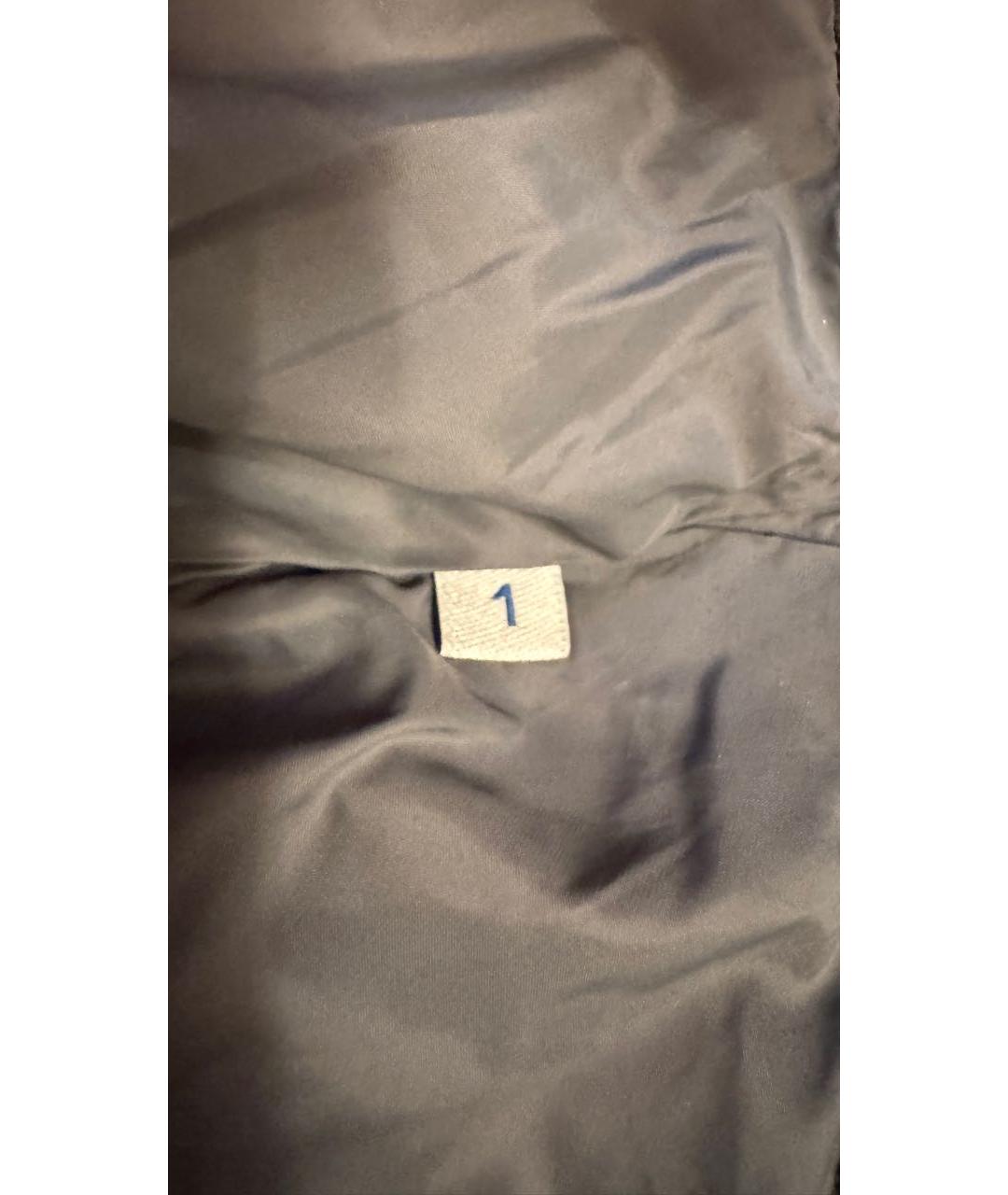 MONCLER Антрацитовый шерстяной пуховик, фото 7