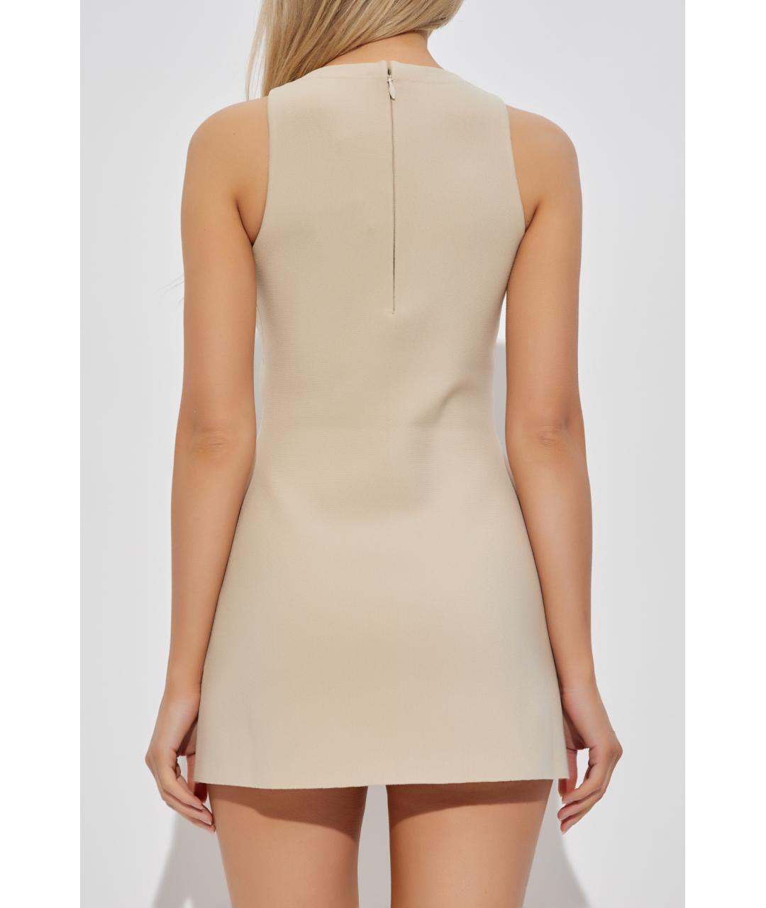 CULT GAIA Бежевое коктейльное платье, фото 4