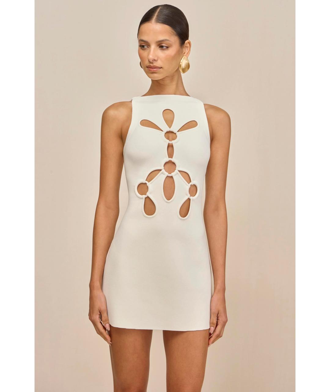 CULT GAIA Бежевое коктейльное платье, фото 8