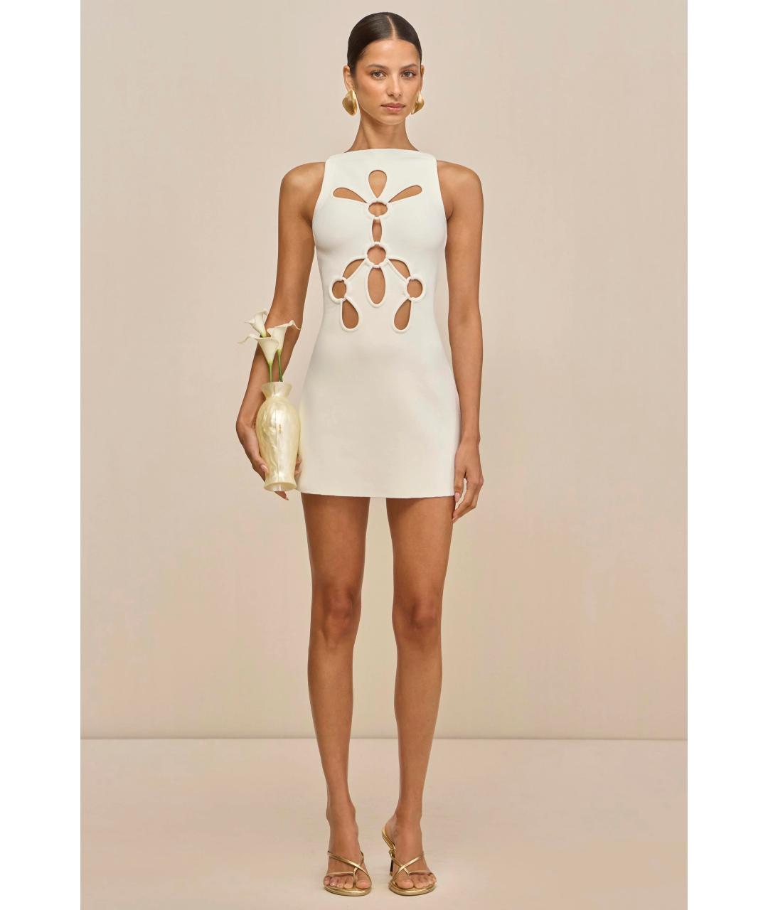 CULT GAIA Бежевое коктейльное платье, фото 5