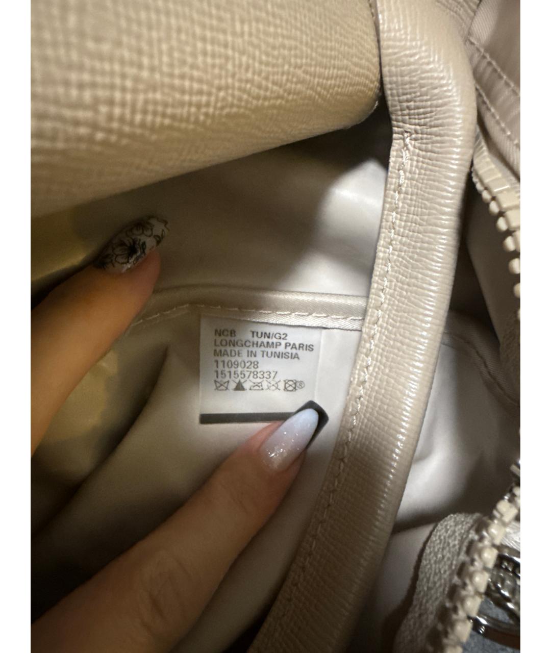 LONGCHAMP Бежевая сумка тоут, фото 6