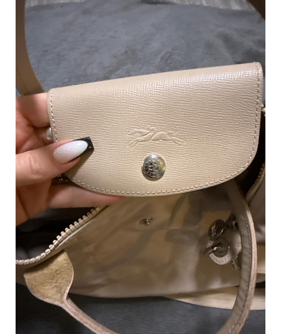 LONGCHAMP Бежевая сумка тоут, фото 5