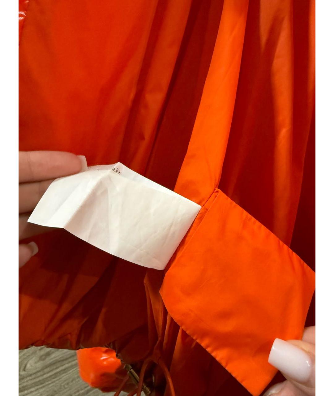 PINKO Оранжевый пуховик, фото 6