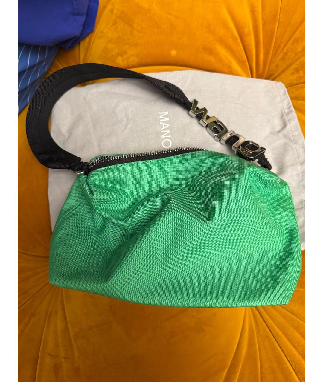 ALEXANDER WANG Салатовая сумка с короткими ручками, фото 5