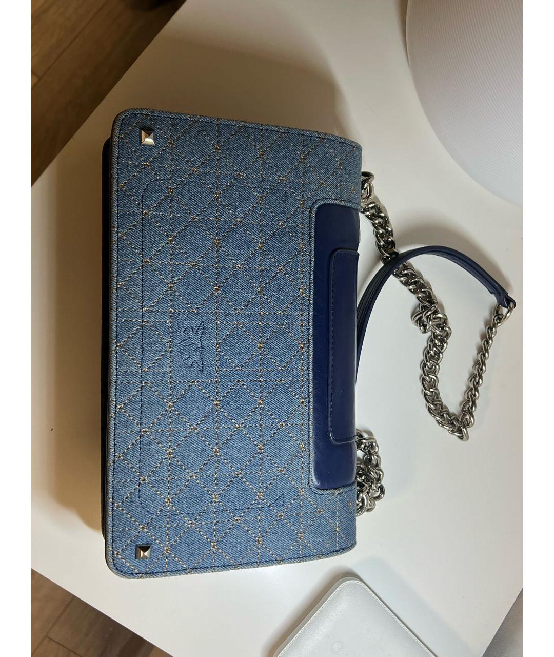 PINKO Синяя деним сумка через плечо, фото 2