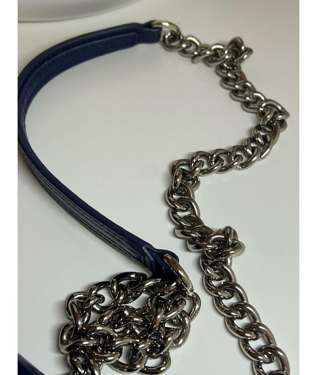 PINKO Синяя деним сумка через плечо, фото 6