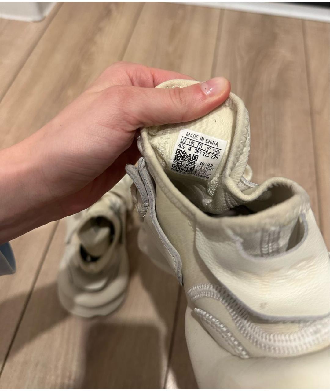 ADIDAS YEEZY Белые кроссовки, фото 6