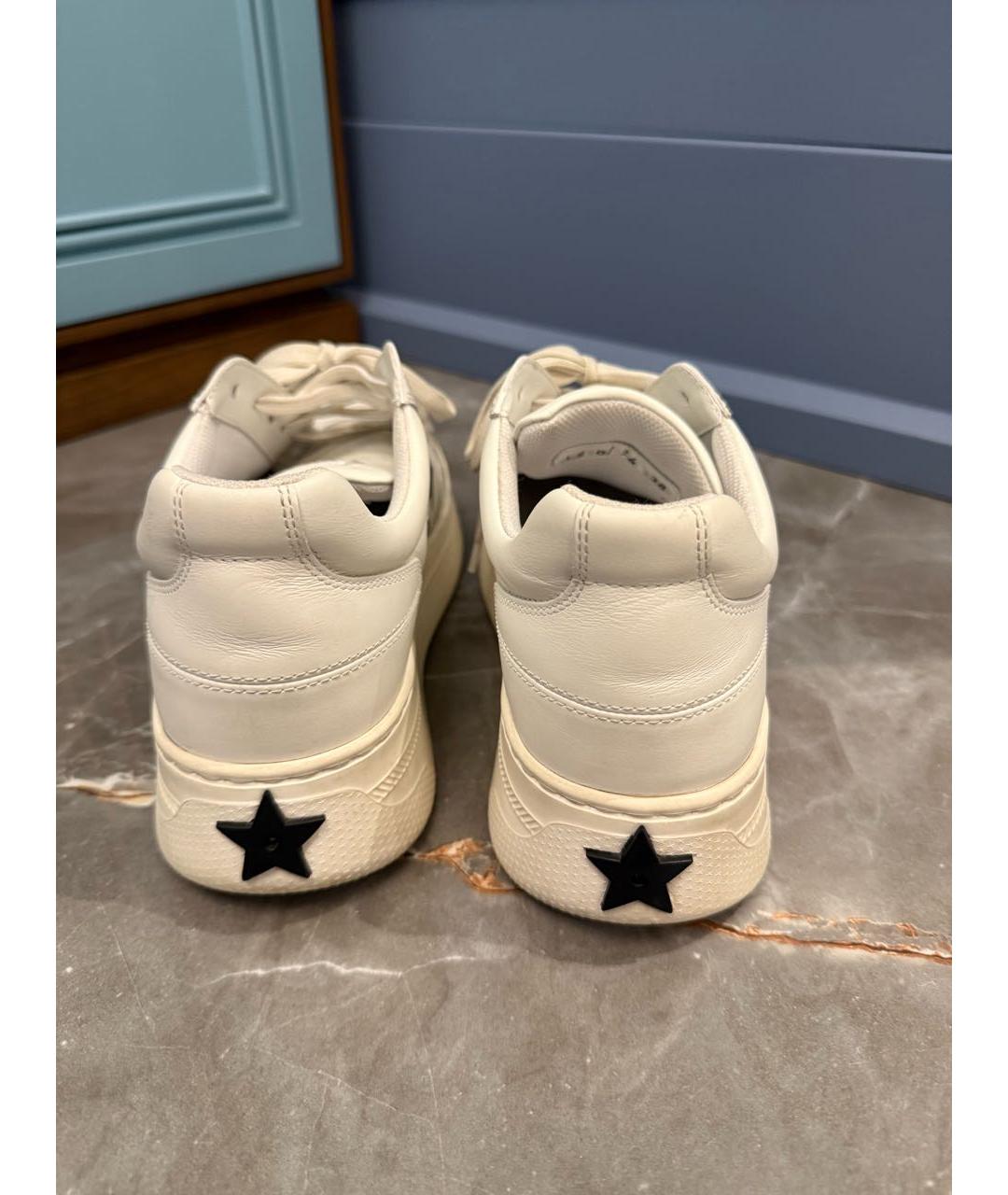 CHRISTIAN DIOR Белые кожаные кеды, фото 4