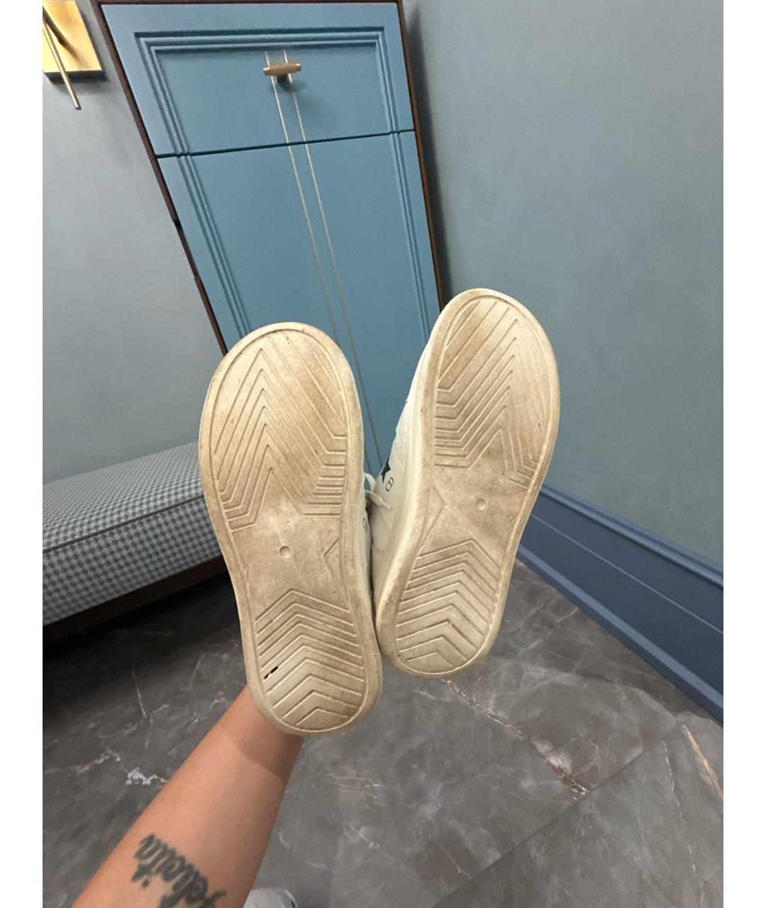 CHRISTIAN DIOR Белые кожаные кеды, фото 7