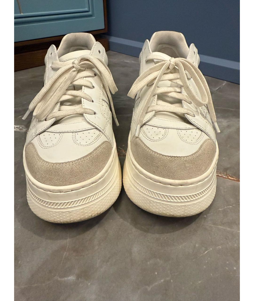 CHRISTIAN DIOR Белые кожаные кеды, фото 5