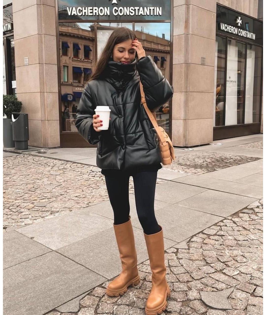 NANUSHKA Черная куртка, фото 5