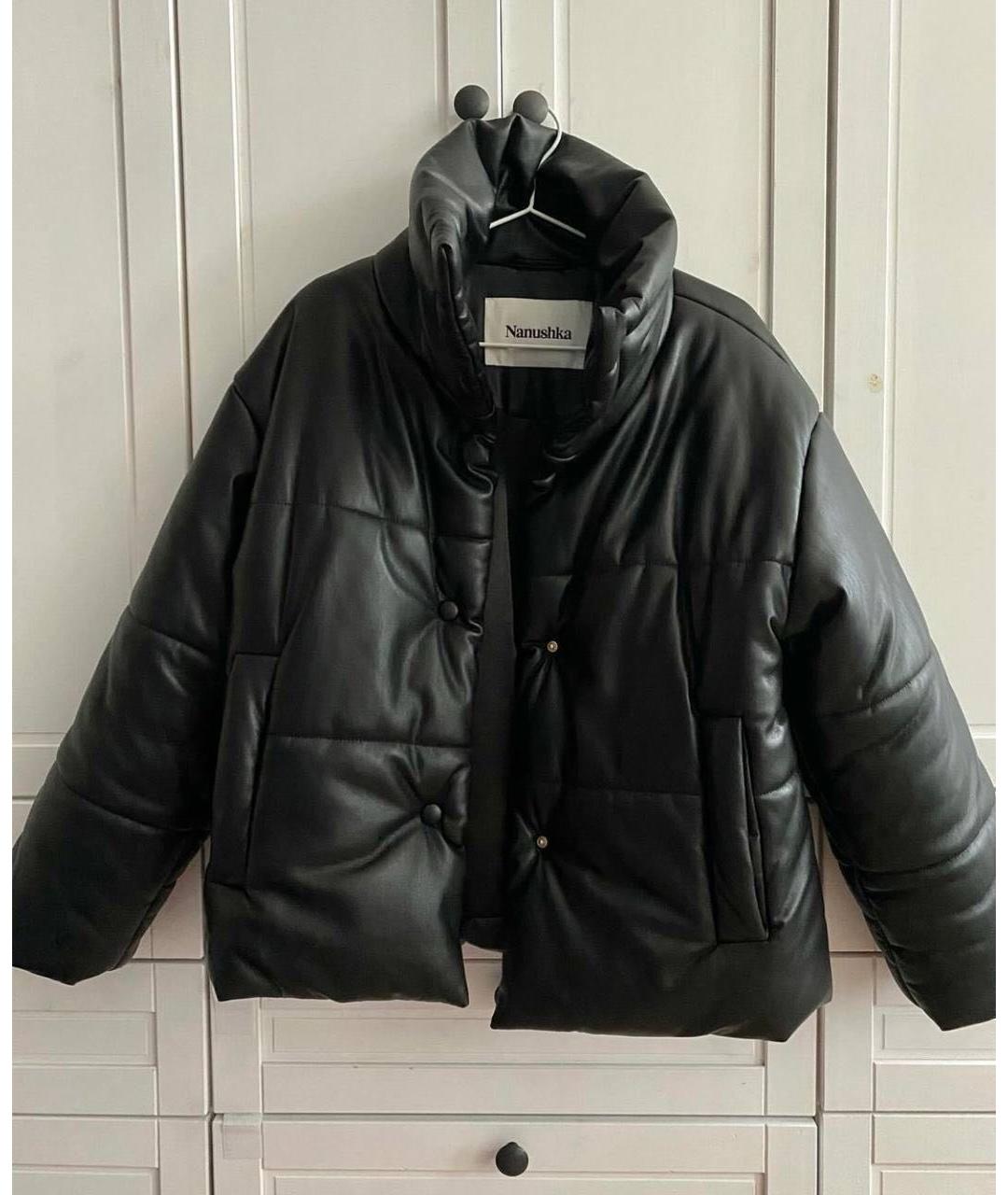 NANUSHKA Черная куртка, фото 4