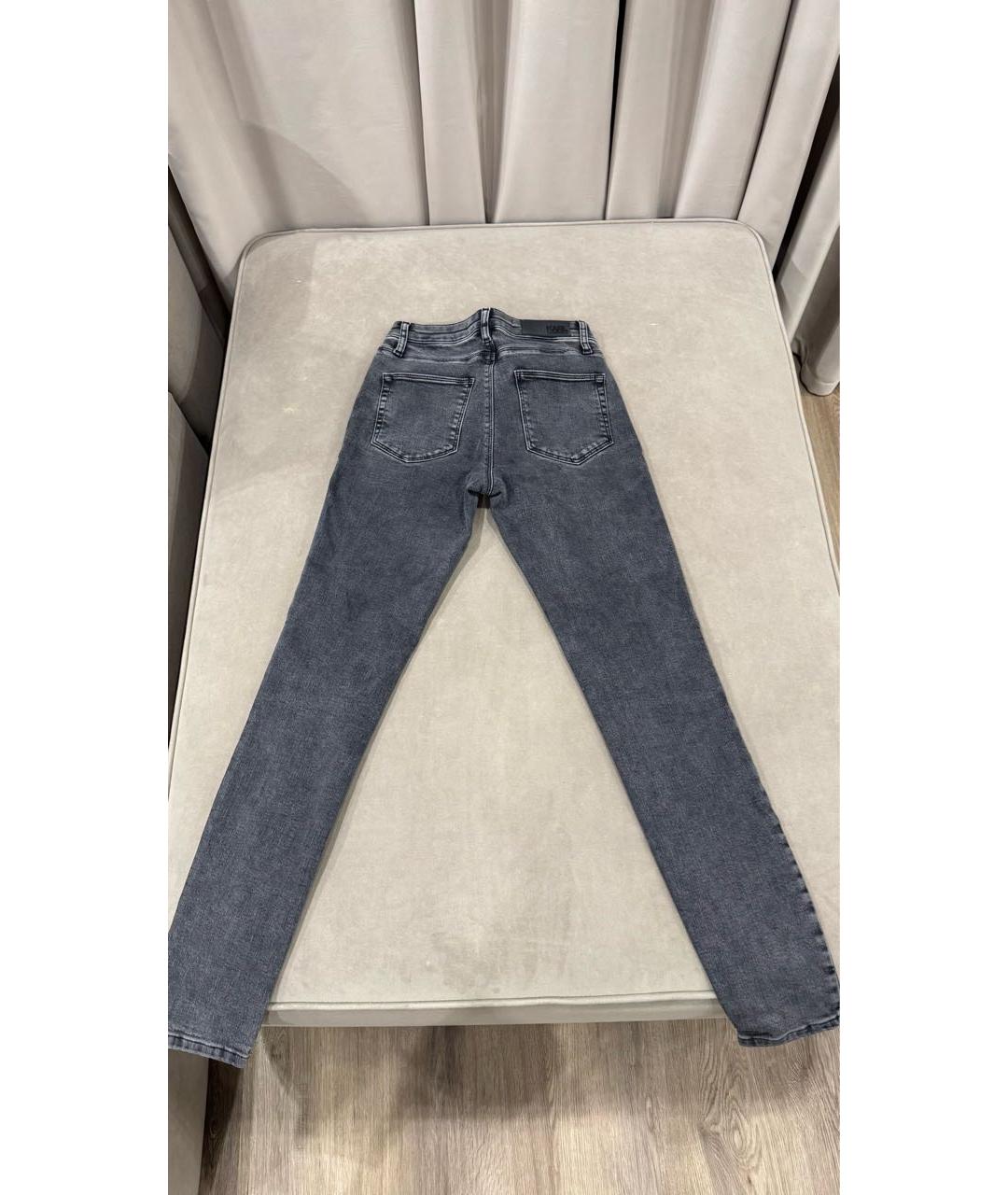 KARL LAGERFELD Серые хлопковые джинсы слим, фото 2