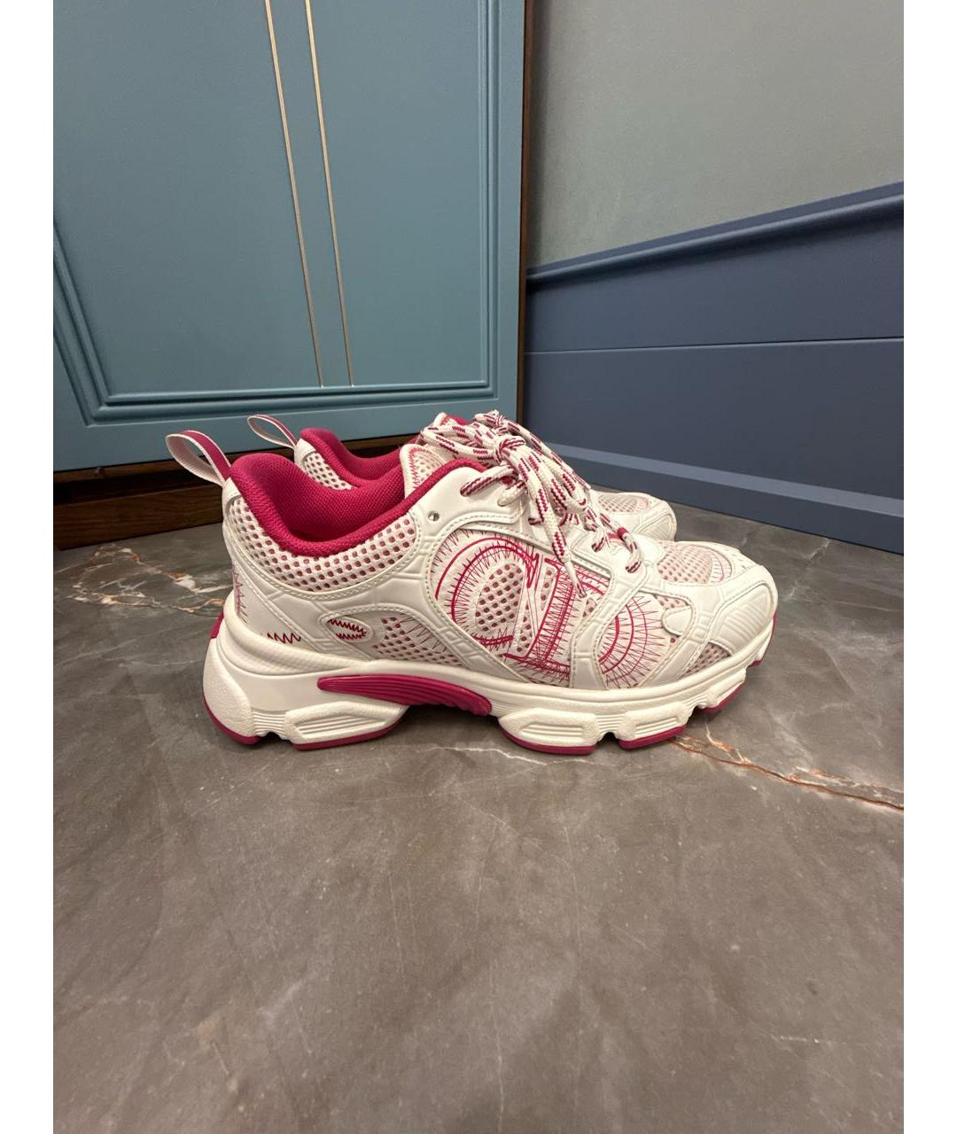 CHRISTIAN DIOR Розовые кожаные кроссовки, фото 7
