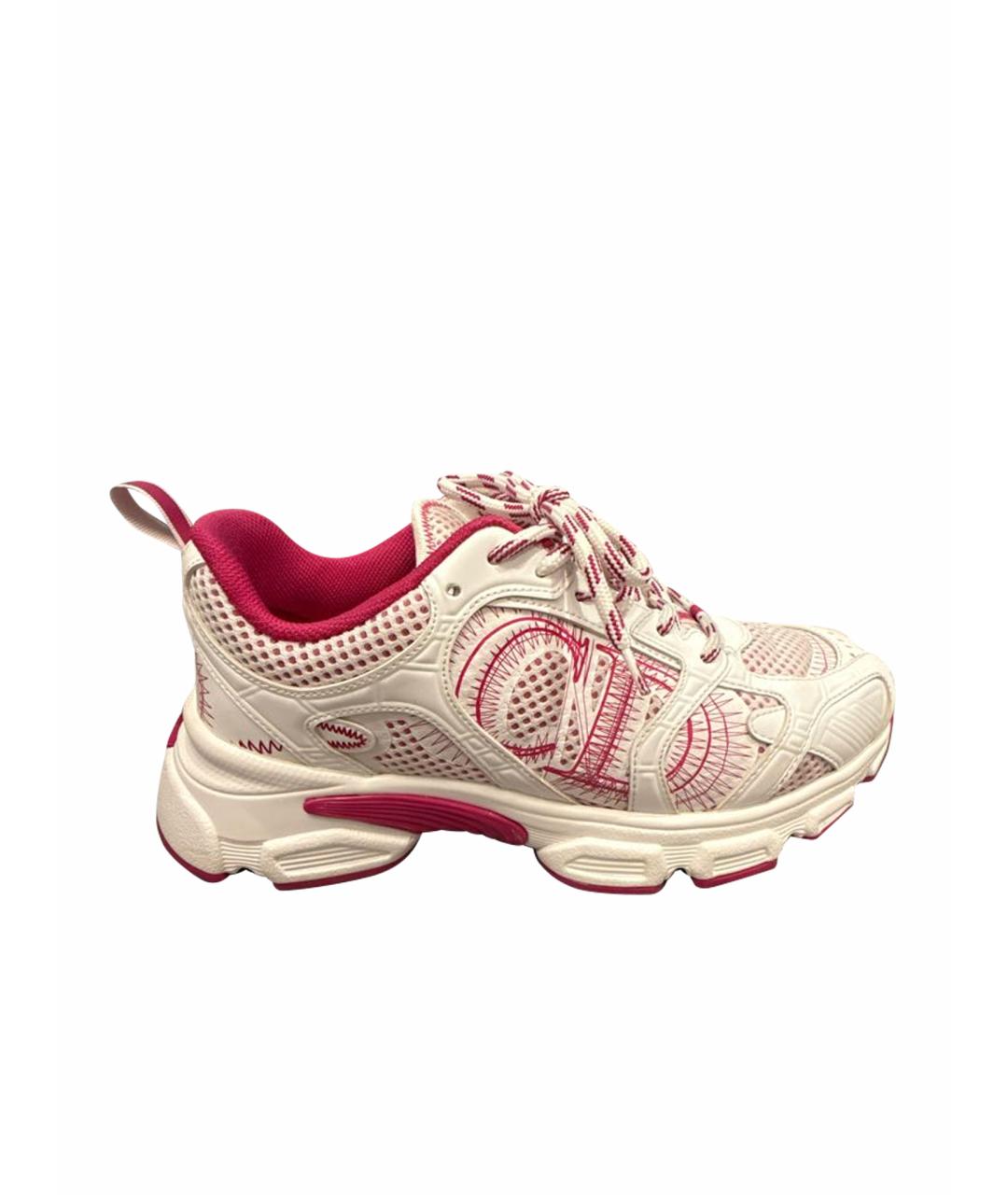 CHRISTIAN DIOR Розовые кожаные кроссовки, фото 1