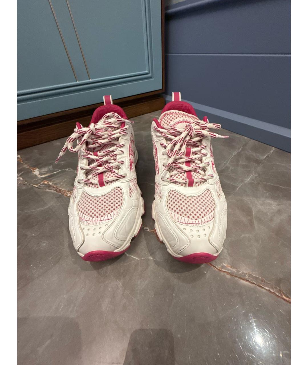 CHRISTIAN DIOR Розовые кожаные кроссовки, фото 2