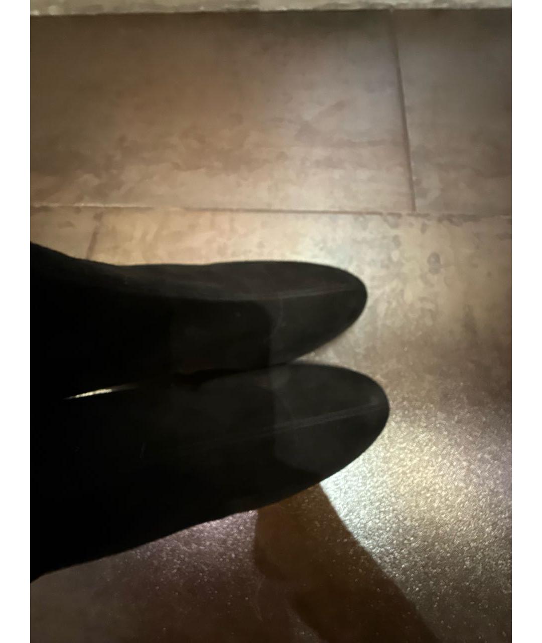 CASADEI Черные замшевые сапоги, фото 3