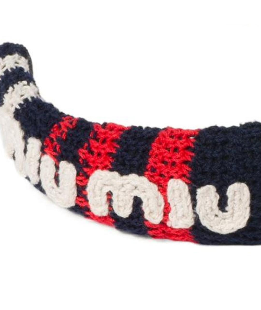 MIU MIU Черный ободок, фото 3