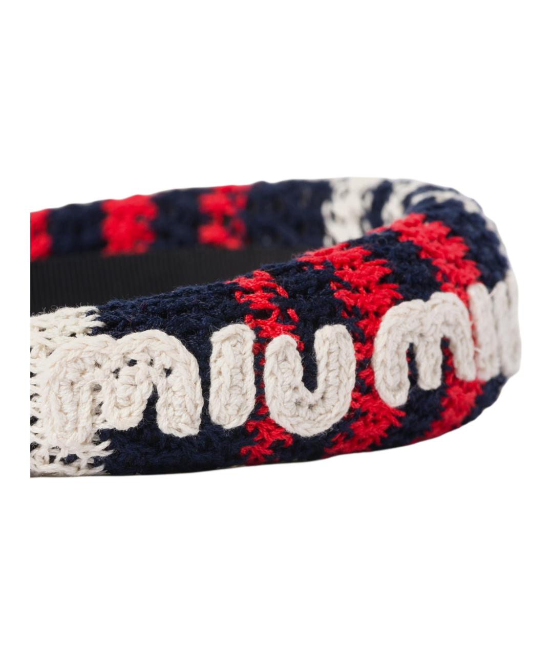 MIU MIU Черный ободок, фото 2