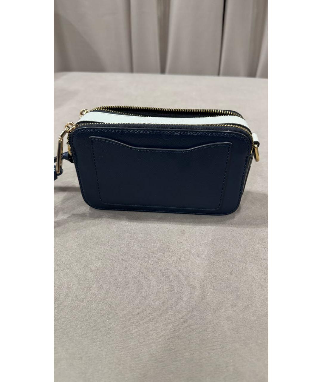 MARC JACOBS Темно-синяя кожаная сумка через плечо, фото 2