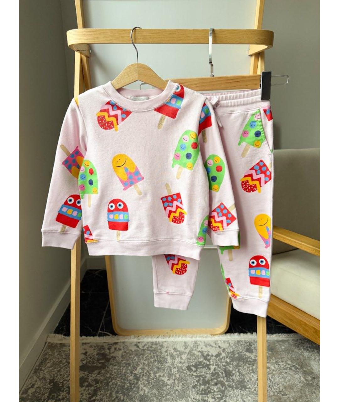 STELLA MCCARTNEY Розовый хлопковый комплект, фото 4